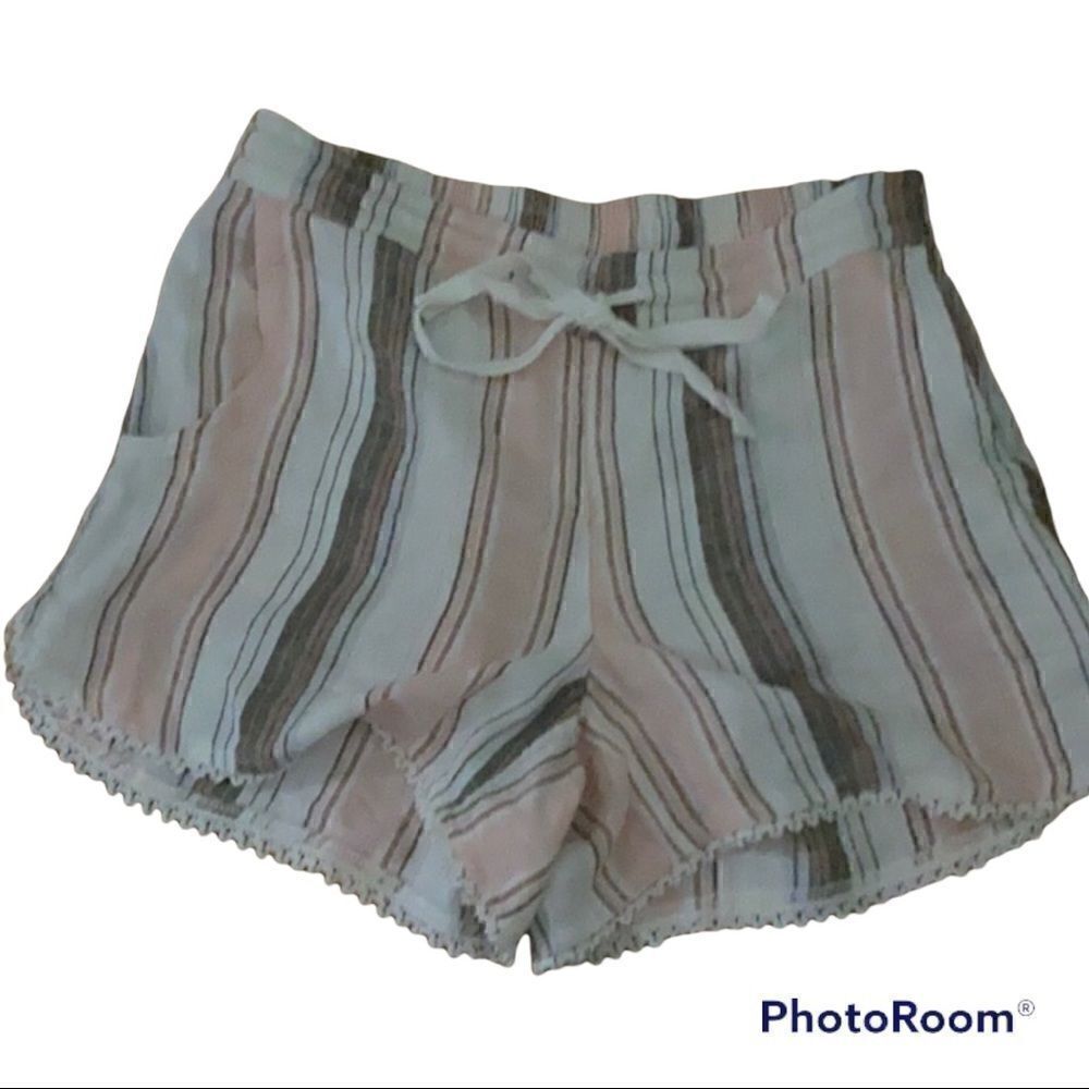 Caslon stripe shorts NWOT  2X